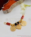 THAL111 Lakshmi Coin Gold Plated Thali Set Kannadam Design