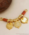 THAL123 Buy Thirumangalyam Lakshmi Coin Gold Plated Thali Set Kannadam Design