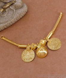 High Quality Gold Imitation Lakshmi Coin Andra Pottu Thali Set Shop Online THAL131