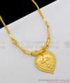 Plain Christian Thali Set One Gram Gold Plated Mangalyam With Muruku Chain THAL77