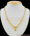 One Gram Golden Beads Design Trendy Mangalsutra Ball Model Short Chain THAL78