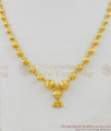 One Gram Golden Beads Design Trendy Mangalsutra Ball Model Short Chain THAL78