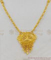 Gold Plated With Black Beaded Mangalsutra Trendy Design Thali Chain For Womens THAL81