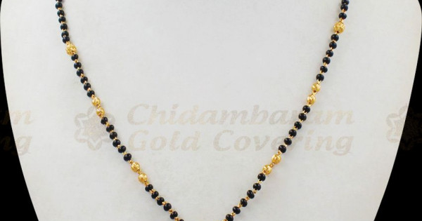 Gold Mangalsutra Design Short Chain 