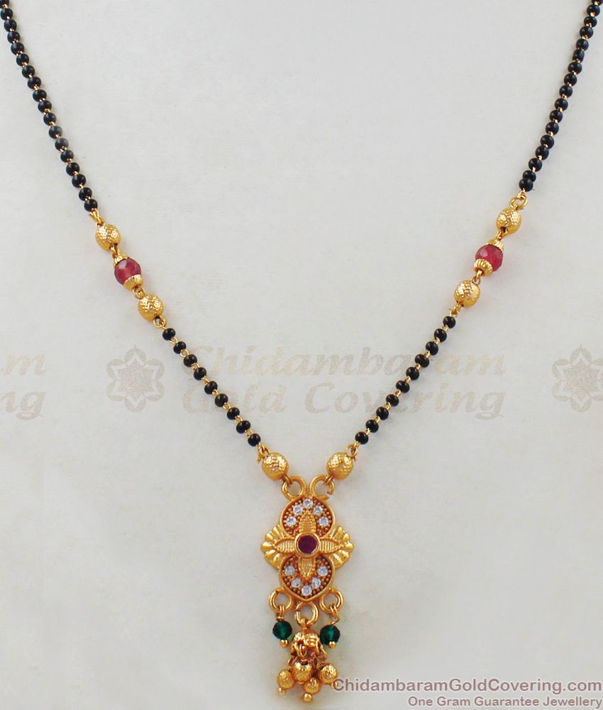 North Indian Mangalsutra Design For Daily Use Thali Chain THAL94