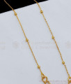 9.5 Inch Simple Slim Chain Type Gold Anklet Padasaram ANKL1117