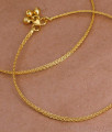 10 Inch One Gram Gold Light Weight Anklet Collections For Daily Use ANKL1033
