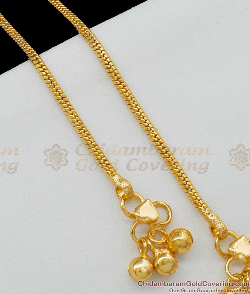 10 Inch Real Gold Tone Latest Design Padarasam Kolusu Trending Collection Jewelry ANKL1061