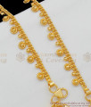 11.5 Inch Dazzling Gold Plated Party Wear Anklet Design At Best Offer Price ANKL1062