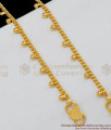 10 Inch Amazing Gold Beads Design Anklet Model For Girls Trendy Wear ANKL1068