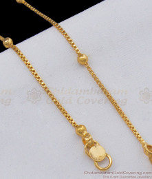 11 Inch Flat Real Gold Pattern Balls Model Payal Kolusu For Women Online ANKL1085 11 Inch Flat Real Gold Pattern Balls Model Payal Kolusu For Women Online ANKL1085