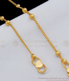 11 Inch Real Gold Pattern Balls Model Payal Kolusu For Women Online ANKL1088