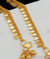 10.5 Inch Artistic Gold Inspired Leaf Anklet Model For Daily Wear ANKL1092