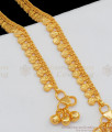 10 Inch Heavy Leaf Payal Gold Kolusu Online Shopping Low Price ANKL1099