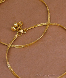 9.5 Inch Slim And Sleek Design Light Weight Gold Anklets ANKL1105 9.5 Inch Slim And Sleek Design Light Weight Gold Anklets ANKL1105