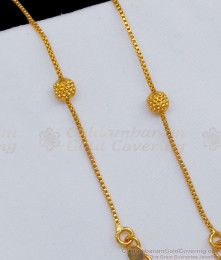 11 Inch Latest Collection Ball Design Gold Anklet ANKL1115