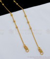 10.5 Inch Newest Three Ball Design Gold Anklet Kolusu ANKL1116