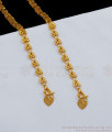 10.5 Inch Lovely Heart Design Gold Anklet Collections Online ANKL1121