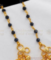 10 Inch Black Crystal Gold Anklet For Womens Fashion Jewelry ANKL1131