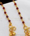 10 Inch Red Crystal Gold Anklet For Womens Fashion Jewelry ANKL1132
