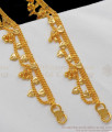 10 Inch Grand Gold Anklet For Womens Bridal Wear ANKL1135