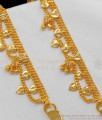 10.5 Inch Grand Gold Anklet For Womens Bridal Wear ANKL1135