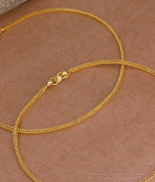 10.5 Inch Regular Use Gold Plated Anklet Slim Designs For Women ANKL1173