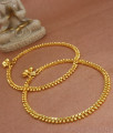 10.5 Inch Regular Wear Gold Plated Anklet Womens Kolusu Collections Shop Online ANKL1186