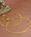 10.5 Inch Simple Daily Wear Gold Imitation Anklet Artificial Jewelry Collections ANKL1188
