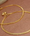 11 Inch Simple Daily Wear Gold Imitation Anklet Artificial Jewelry Collections ANKL1188