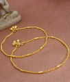 10 Inch Buy Light Weight Gold Imitation Anklet Chain Type Womens Kolusu ANKL1192 10 Inch Buy Light Weight Gold Imitation Anklet Chain Type Womens Kolusu ANKL1192