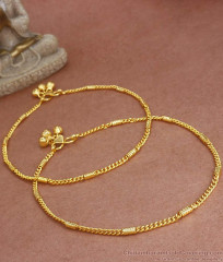 10 Inch Buy Light Weight Gold Imitation Anklet Chain Type Womens Kolusu ANKL1192