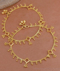 10 Inch New Fashion Gold Imitation Payal Design For Wedding ANKL1244 10 Inch New Fashion Gold Imitation Payal Design For Wedding ANKL1244