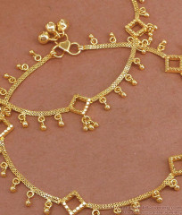 10 Inch New Fashion Gold Imitation Payal Design For Wedding ANKL1244 10 Inch New Fashion Gold Imitation Payal Design For Wedding ANKL1244