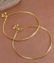 11 Inch Buy Gold Plated Anklet Latest Payal Designs For Women ANKL1249