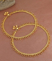 11 Inch Beautiful Gold Design Anklet Collection For Marriage ANKL1251 11 Inch Beautiful Gold Design Anklet Collection For Marriage ANKL1251