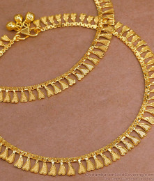 10.5 Inch Premium Forming Anklet Real Gold Collection Jewelry ANKL1262