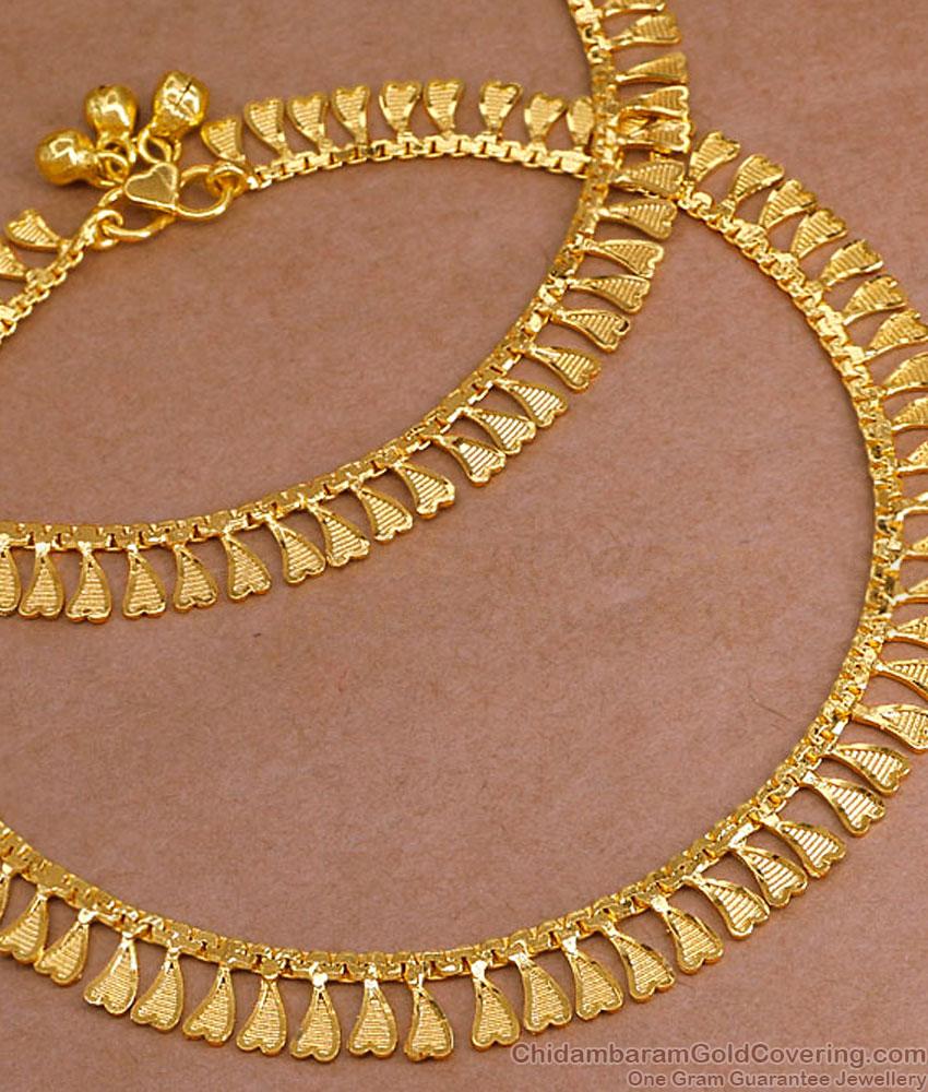 10.5 Inch Premium Forming Anklet Real Gold Collection Jewelry ANKL1262 10.5 Inch Premium Forming Anklet Real Gold Collection Jewelry ANKL1262