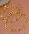 10.5 Inch Beautiful Micro Gold Plated Anklet Light Weight Design ANKL1268