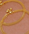 10.5 Inch Beautiful Micro Gold Plated Anklet Light Weight Design ANKL1268