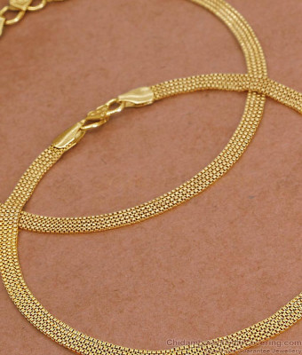 11.5 Inch Original Impon Anklet Without Stones Non Tarnish Daily Use ANKL1278