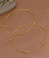 10.5 Inch Original Impon Anklet Regular Use Light Weight Design Shop Online ANKL1279