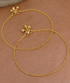 10 Inch Light Weight Gold Plated Anklet Design For Regular Use ANKL1283 10 Inch Light Weight Gold Plated Anklet Design For Regular Use ANKL1283