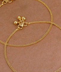10 Inch Light Weight Gold Plated Anklet Design For Regular Use ANKL1283 10 Inch Light Weight Gold Plated Anklet Design For Regular Use ANKL1283