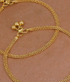 10 Inch New Arrival Gold Tone Daily Wear Anklet Beads Design ANKL1284 10 Inch New Arrival Gold Tone Daily Wear Anklet Beads Design ANKL1284