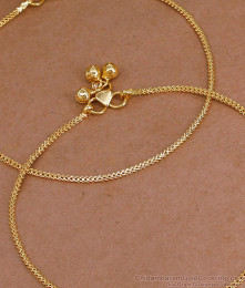 10 Inch High Quality Gold Covering Kolusu Design For Daily Use ANKL1286