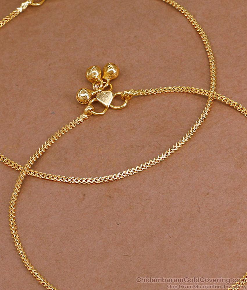 10 Inch High Quality Gold Covering Kolusu Design For Daily Use ANKL1286