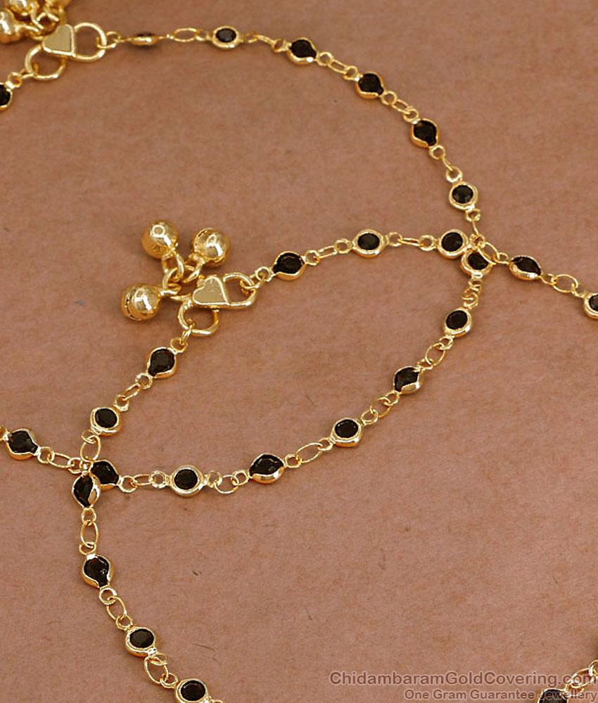 11 Inch Evil Eye Micro Gold Plated Anklet Collections For Daily Use ANKL1288 11 Inch Evil Eye Micro Gold Plated Anklet Collections For Daily Use ANKL1288