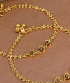 10 Inch Attractive Heart Design Gold Plated Anklet Evil Eye Jewelry ANKL1292 10 Inch Attractive Heart Design Gold Plated Anklet Evil Eye Jewelry ANKL1292