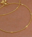 10.5 Inch Daily Wear 1 Gram Gold Anklet Set with Ghungroo ANKL1295 10.5 Inch Daily Wear 1 Gram Gold Anklet Set with Ghungroo ANKL1295